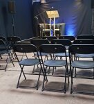 Podestfläche für Reden und Lesungen